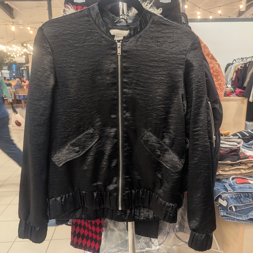 Satined Women's Bomber Jacket